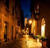 Night in Pienza